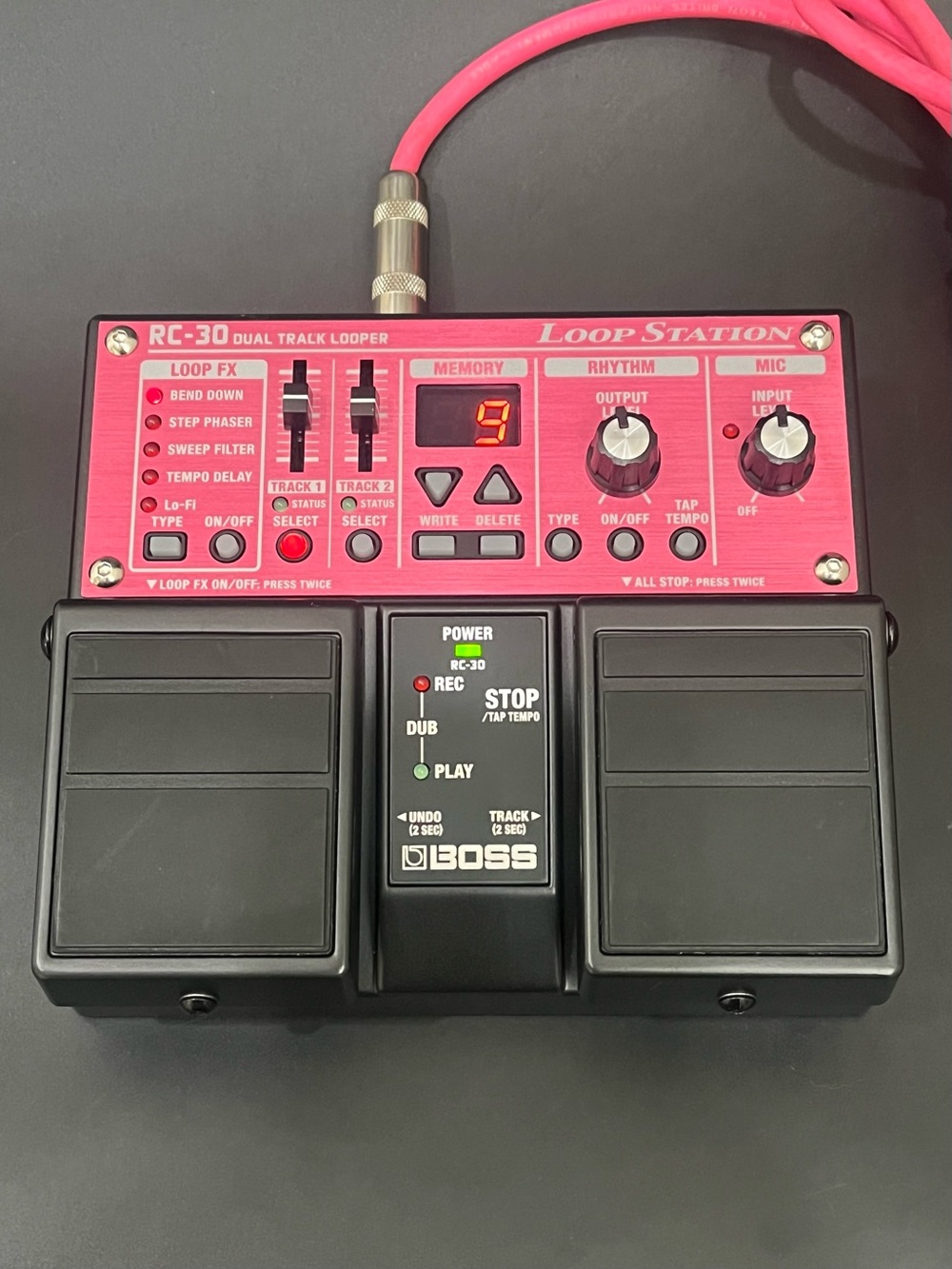 Boss RC-30 Loop Station Dual Track Looper Guitar Pedal - No AC Adapter